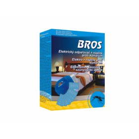 BROS-elektrický Odpařovač proti komárům +polštářky 10ks