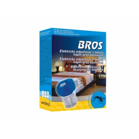 BROS-elektrický Odpařovač proti komárům+tekutá náplň 60nocí